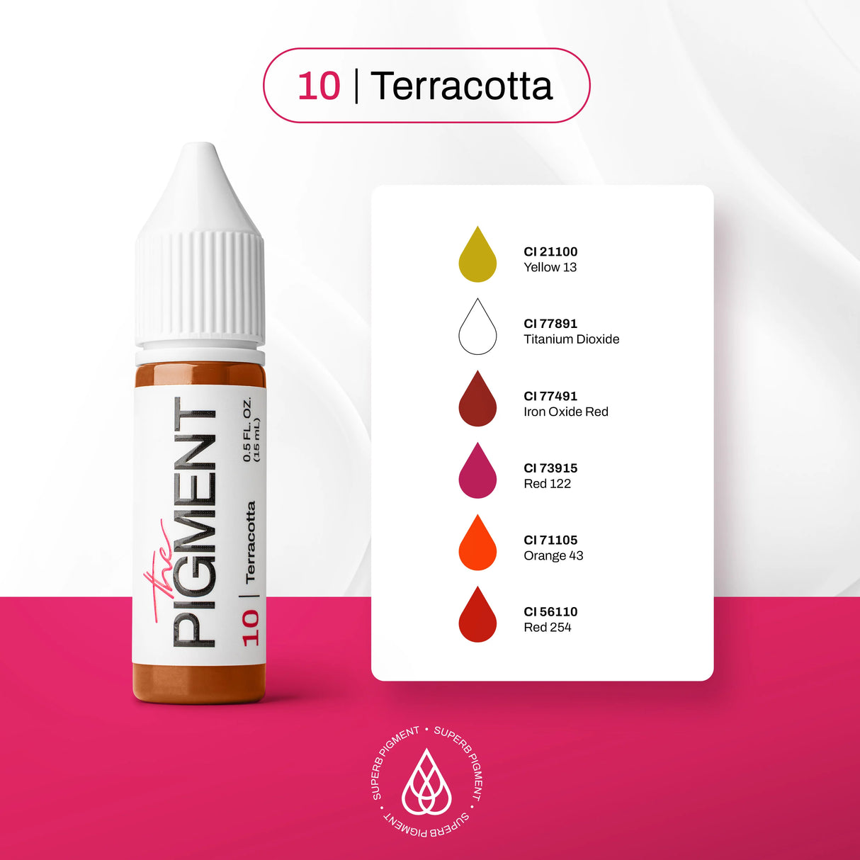 The Pigment 10 Terracotta Pigment (15ml) - BVShop