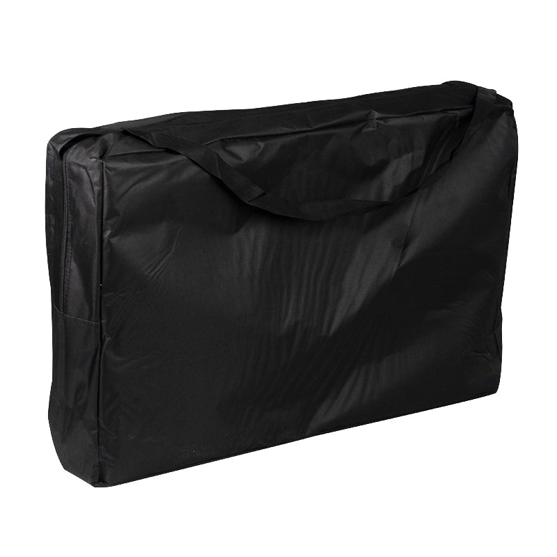 BALANCE Three-Section Folding Aluminium Massage Table – Grey; black carrying bag
