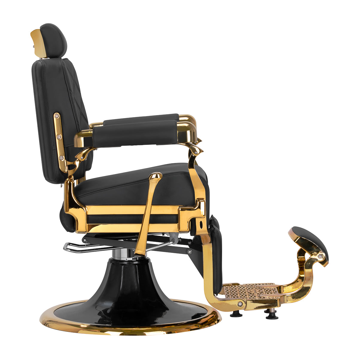 Barber chair Gabbiano Leonardo Gold Black - BVShop