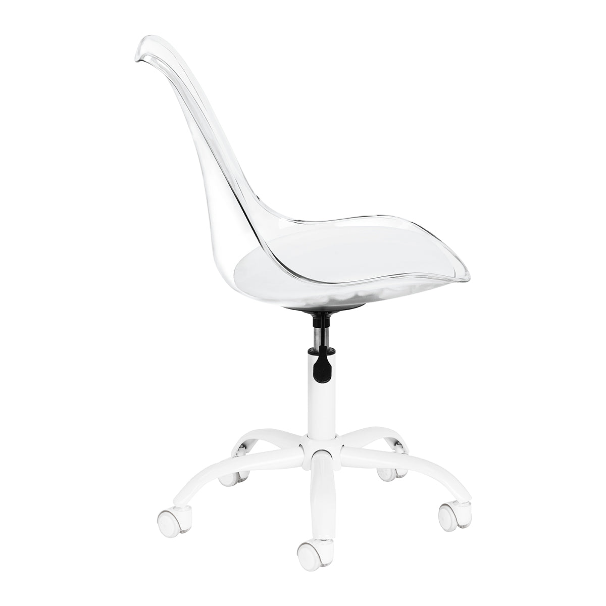 Beauty salon cosmetic chair Ghost by ACTIVESHOP with sleek design, cushioned seat, and adjustable height for professional salon use.