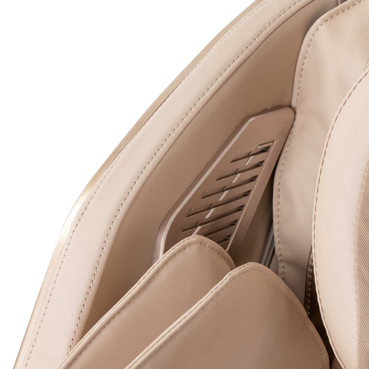 White Sakura Prime 108 massage chair with sleek design, featuring plush upholstery and built-in massage features.