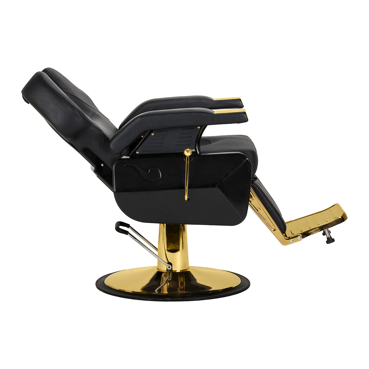 Hair System New York barber chair black gold - BVShop
