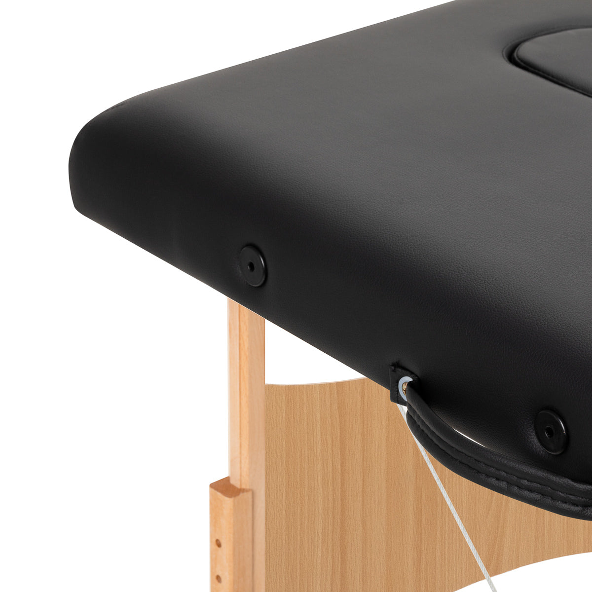 BALANCE wooden folding massage table 2 segment black - BVShop
