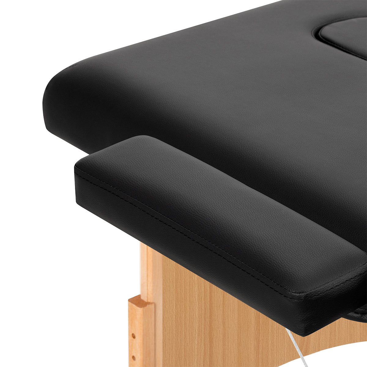 BALANCE wooden folding massage table 3 segment black - BVShop