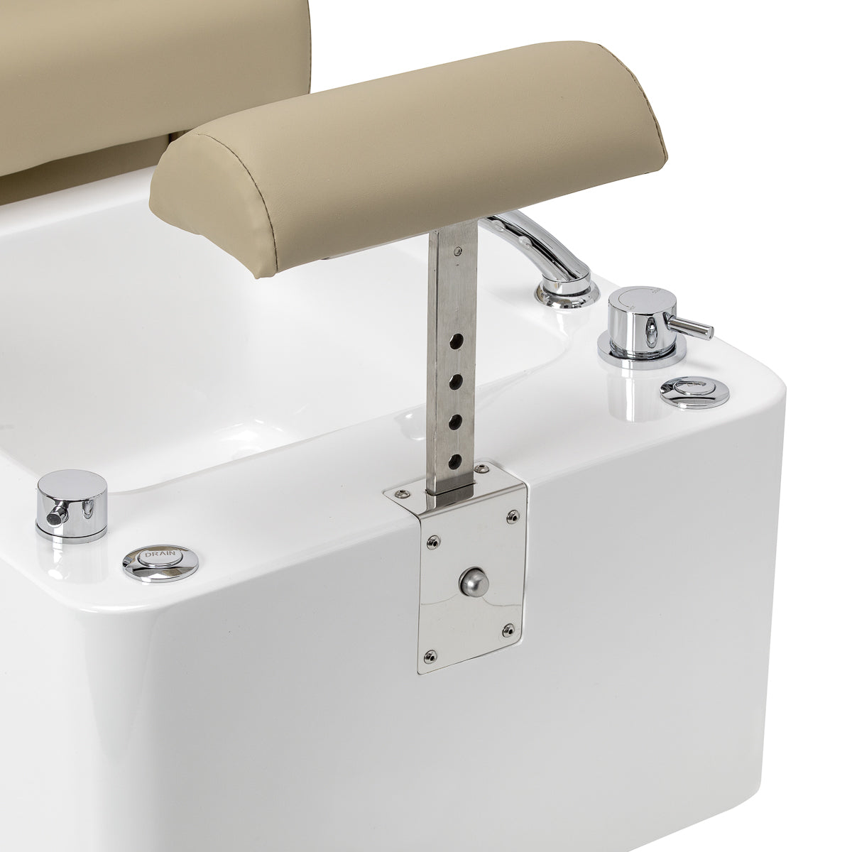 Sillon Elysia beige SPA pedicure chair illuminated basin spa atmosphere salon use