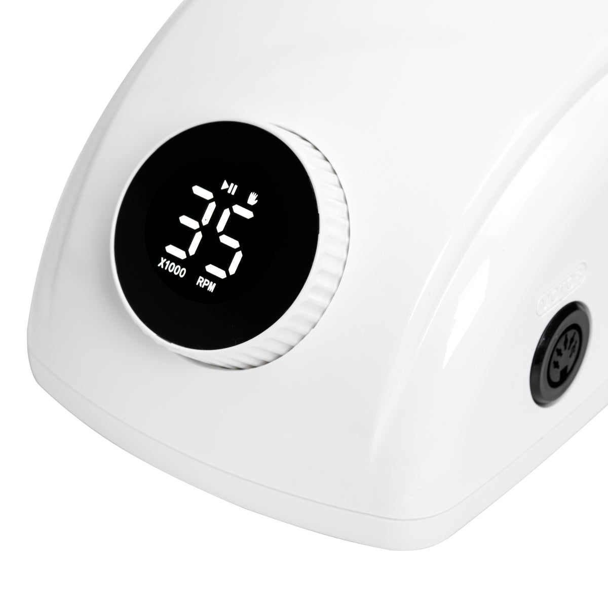 EXO Futura Nail Drill 65W – White · Digital display