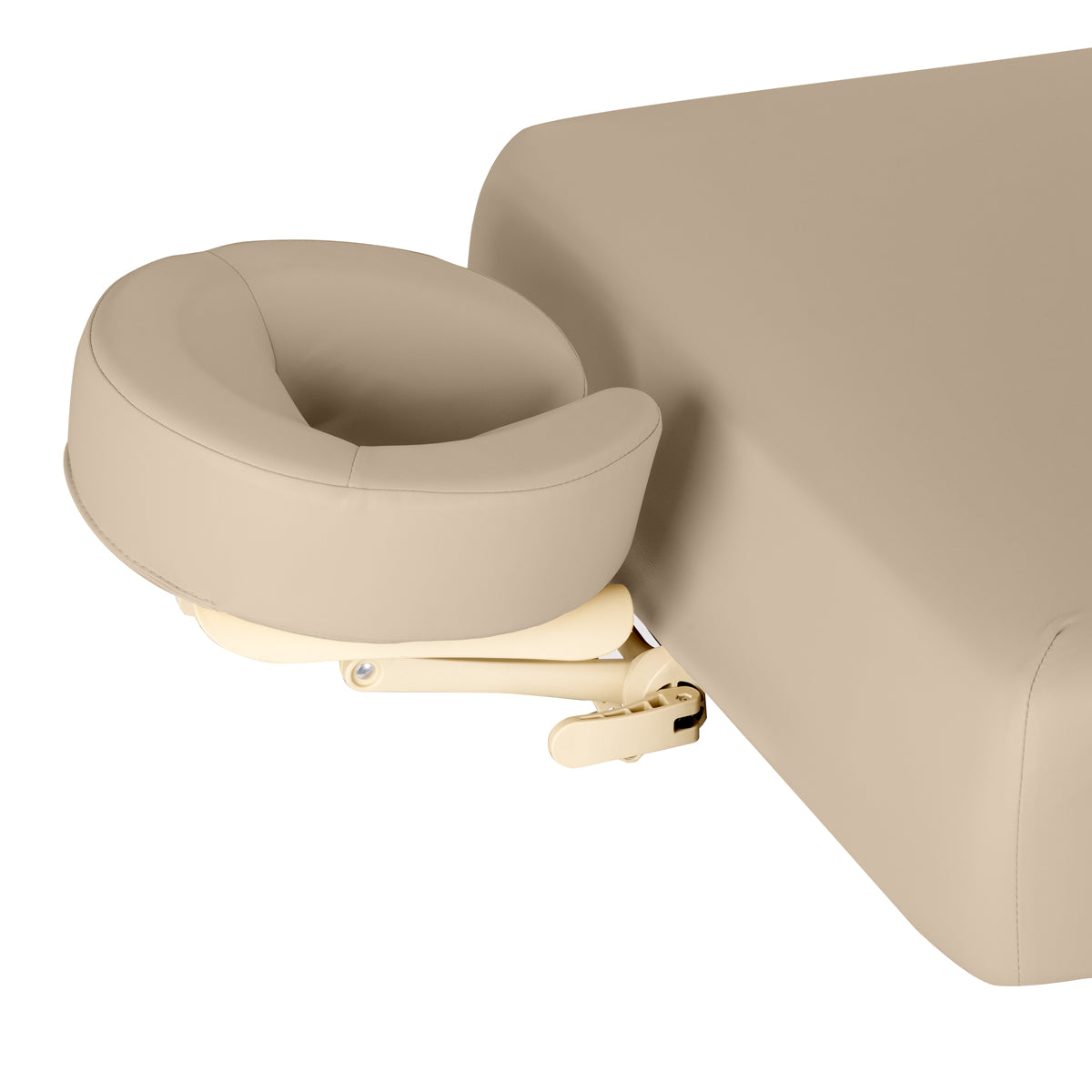 Sillon Siesta Electric SPA Lounger – Beige, Light Brown Base · Mounted accessory example