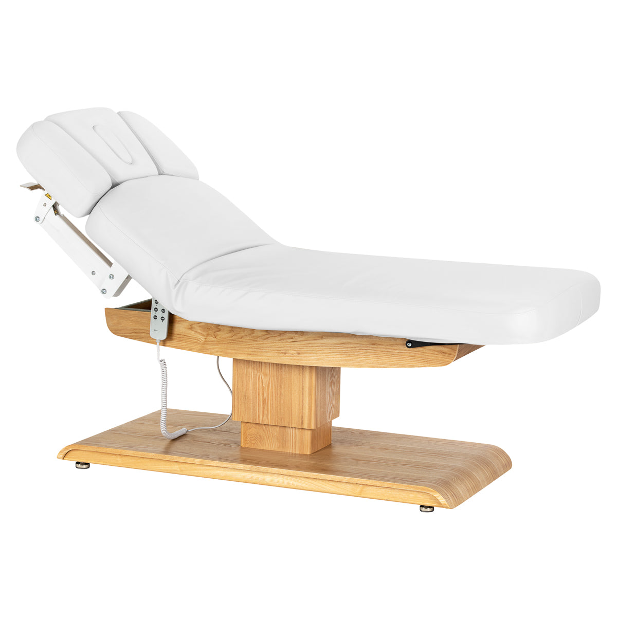 Sillon Relax · white / light brown · raised backrest
