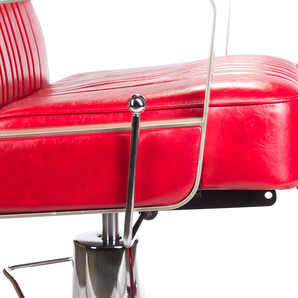 Barber chair HOMER BH-31237 Red - BVShop