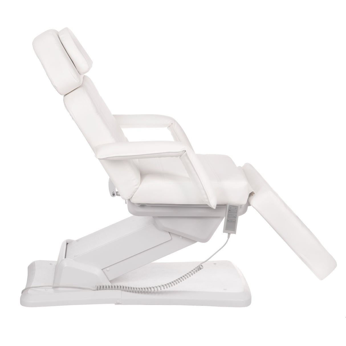 Electric cosmetic chair BR-6622 White - BVShop