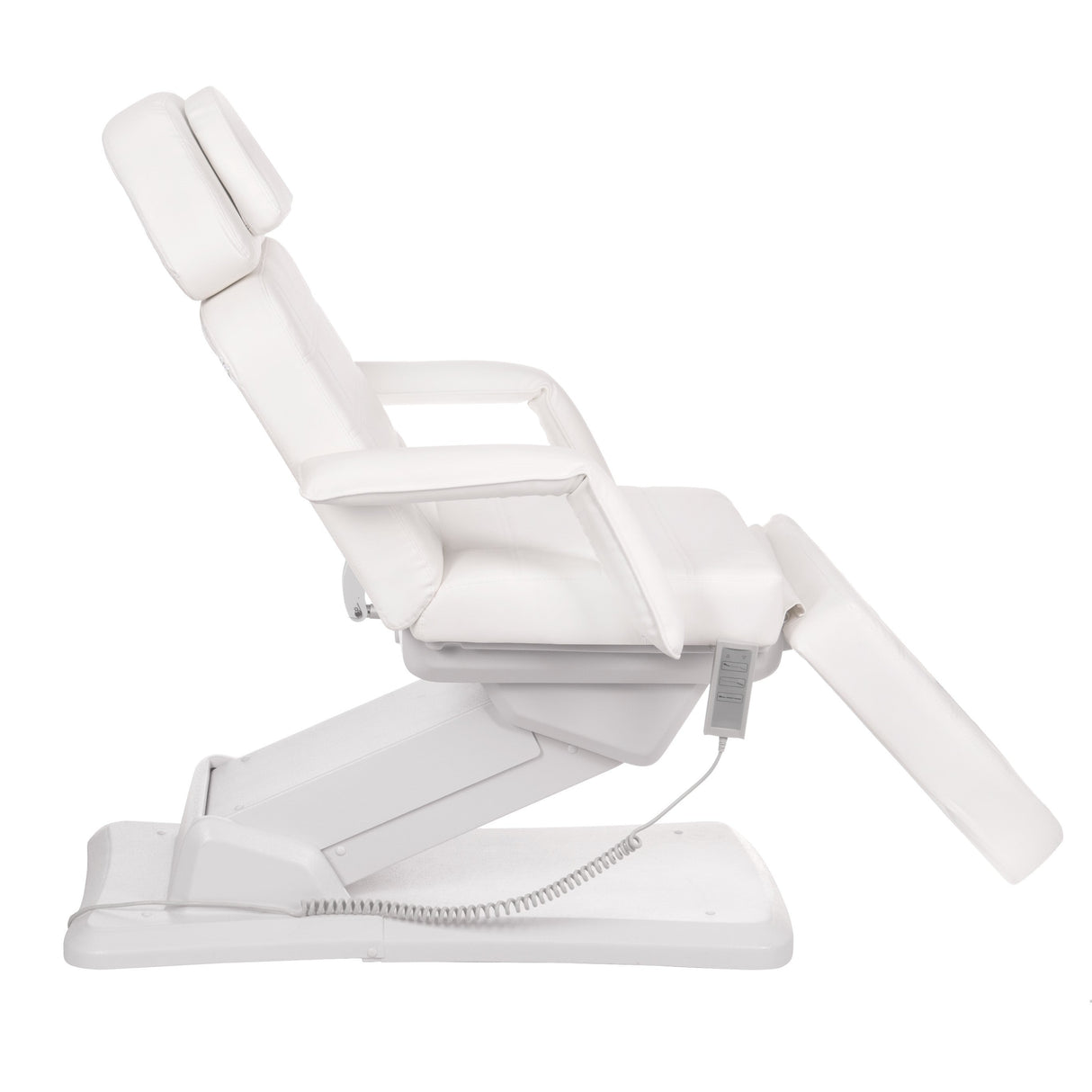 Electric cosmetic chair BR-6622 White - BVShop