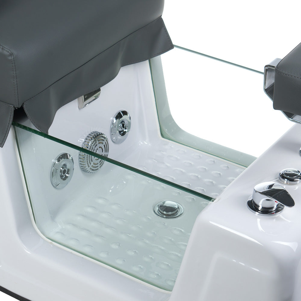 4-Fotel do pedicure z masażem BR-2310 Szary-4