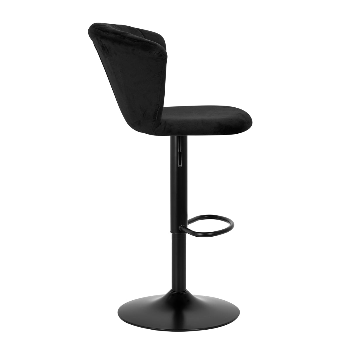 4Rico Bar Hocker QS-B801 black velvet - BVShop