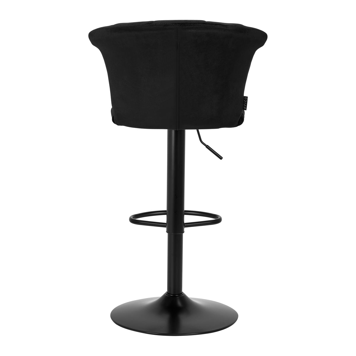 4Rico Bar Hocker QS-B801 black velvet - BVShop
