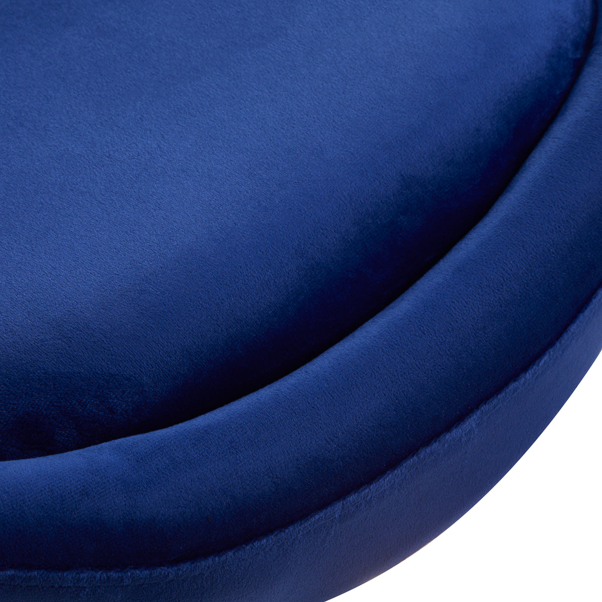4Rico swivel chair QS-BL12G navy blue - BVShop