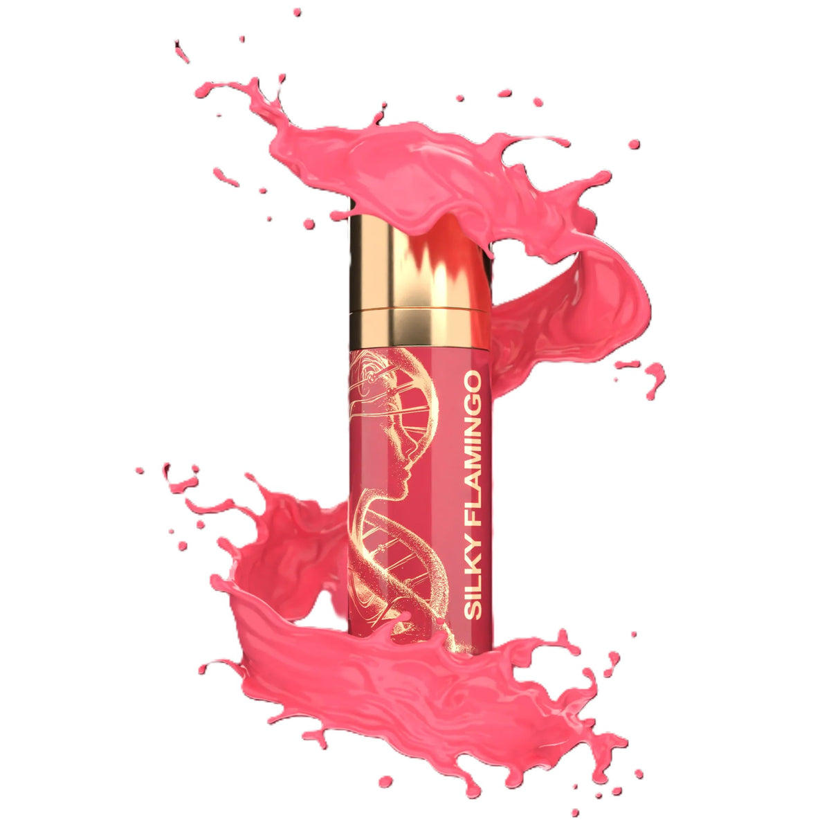 BROW DADDY × DNA Pigments Gold Collection Lips Silky Flamingo 15ml - BVShop