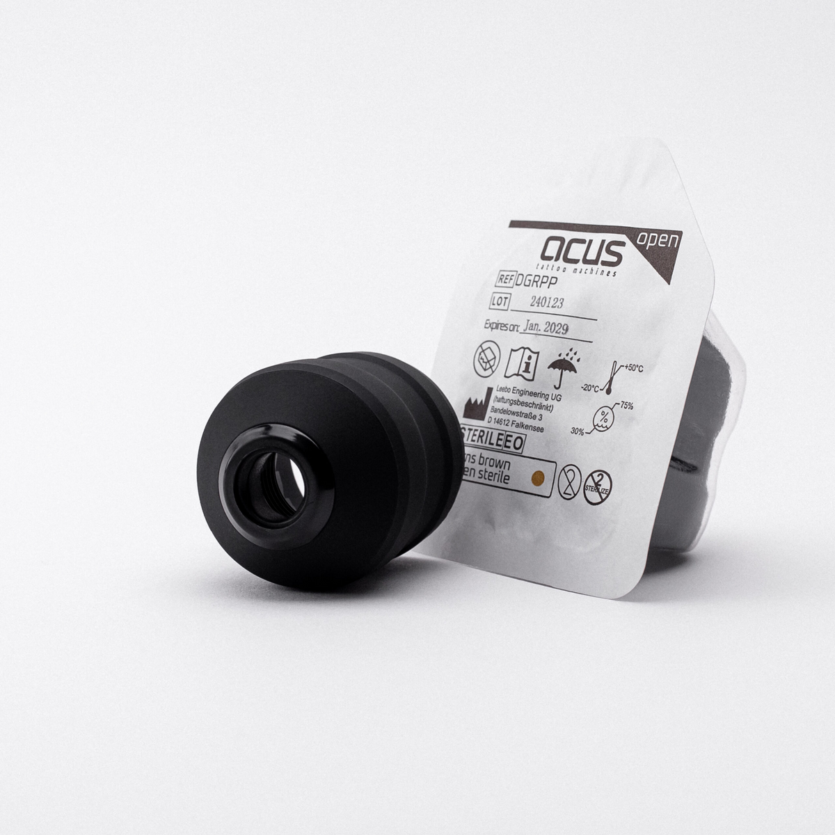 ACUS M1 Grip Plus black 40mm grip with individual sterile packaging
