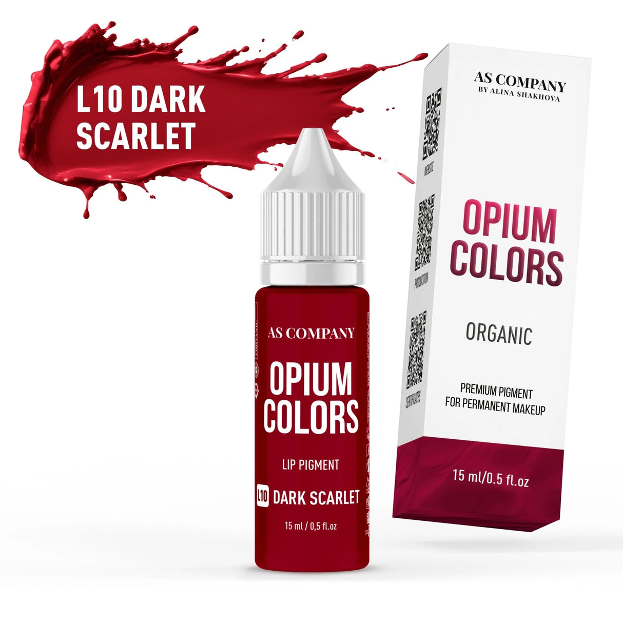AS COMPANY L10-Dark Scarlet (OPIUM COLORS) 6/15ml - BVShop