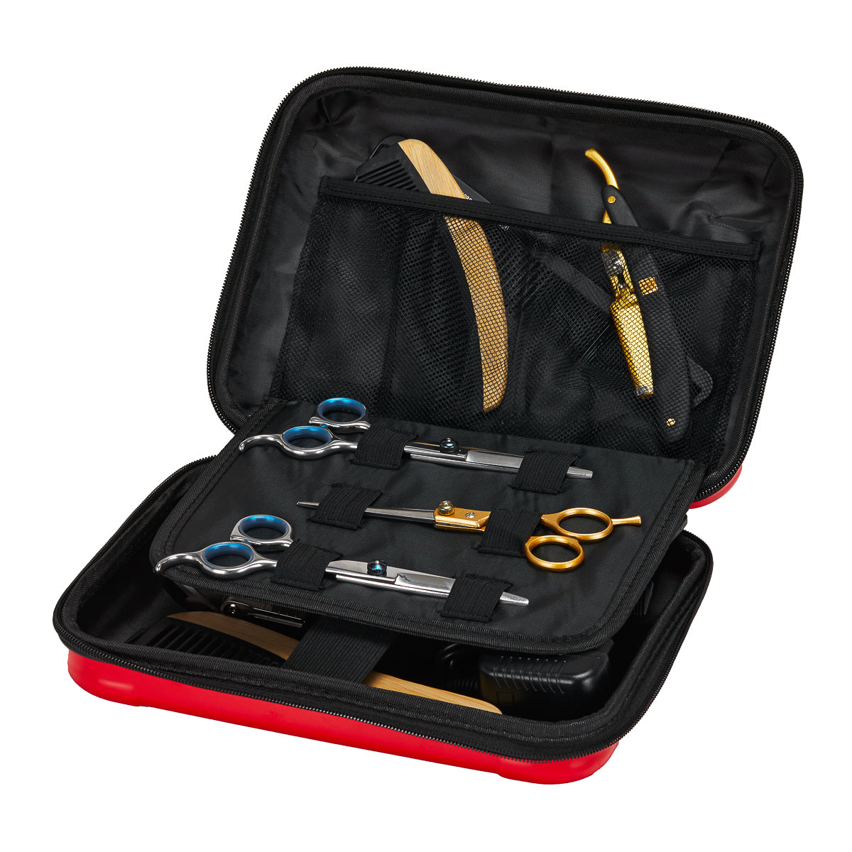 Barber hairdressing case red - BVShop