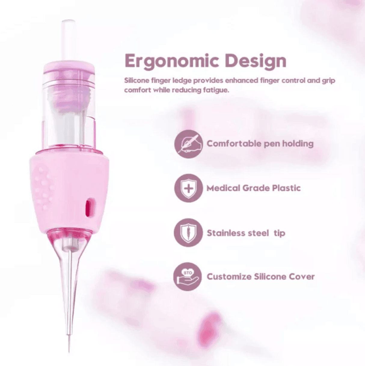 Biomaser Thunderload Power Pink Round Shader Cartridges - BVShop