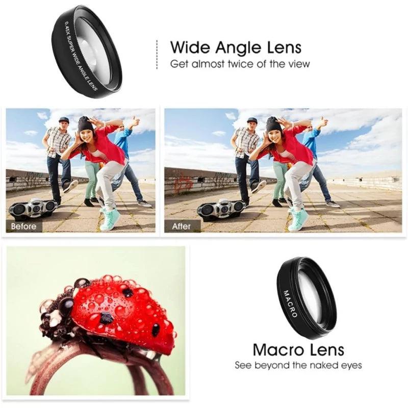 Mobile Phone Wide Angle And Macro Camera Lens - BVShop