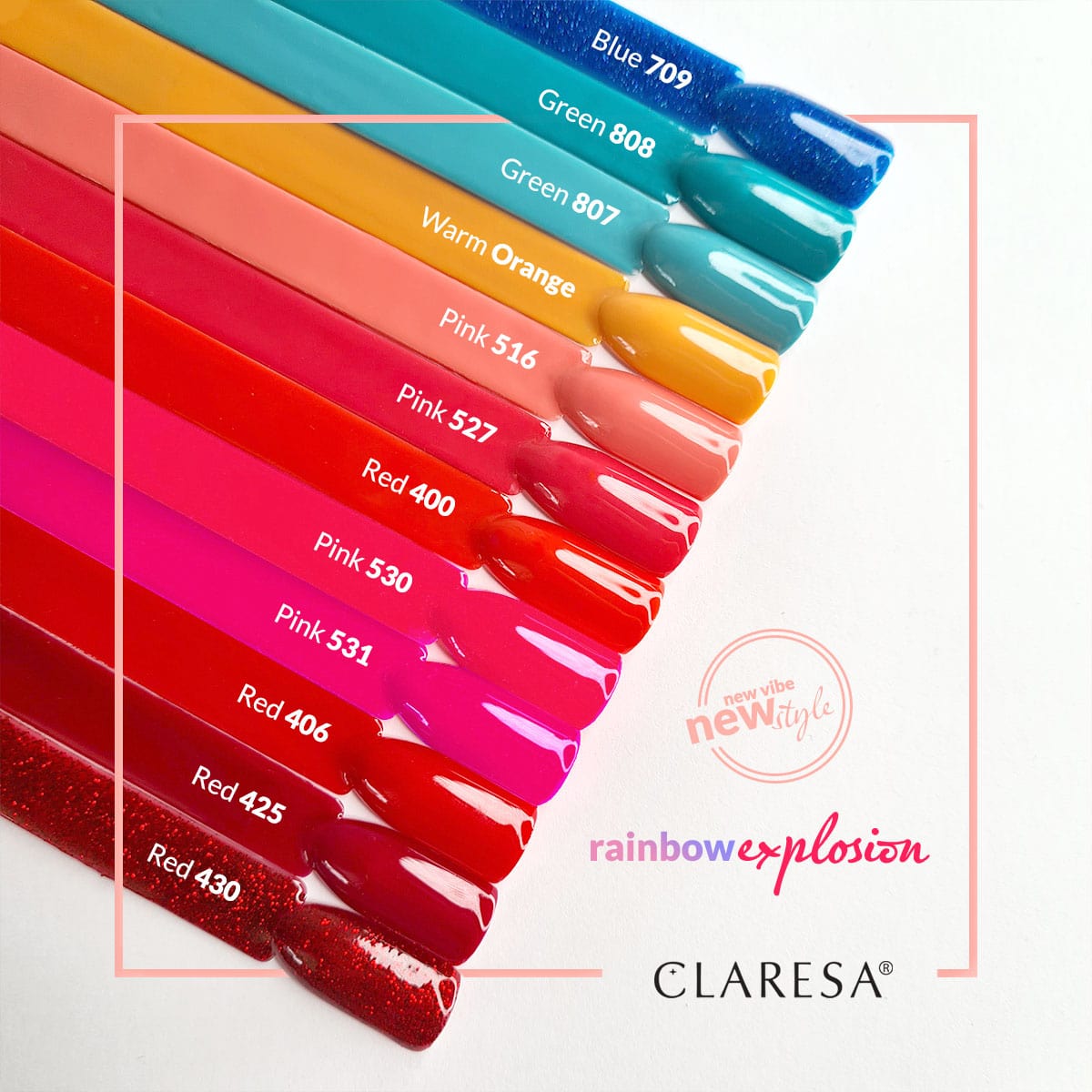 CLARESA Hybrid nail polish PINK 531 -5g - BVShop