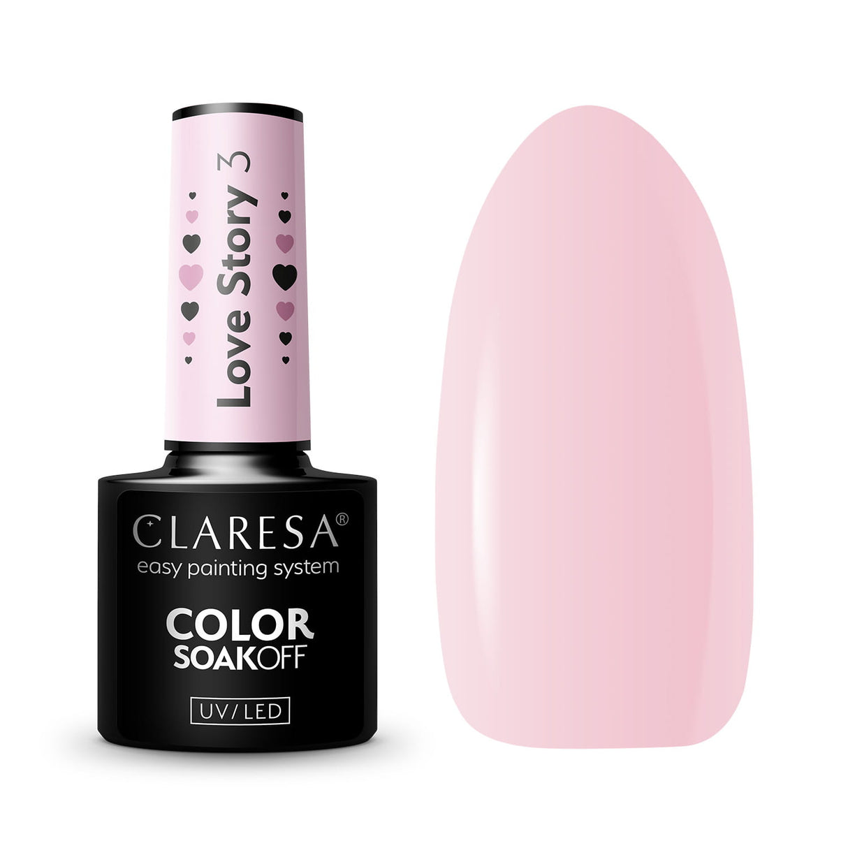 CLARESA LOVE STORY 3 - 5g Hybrid Polish - BVShop