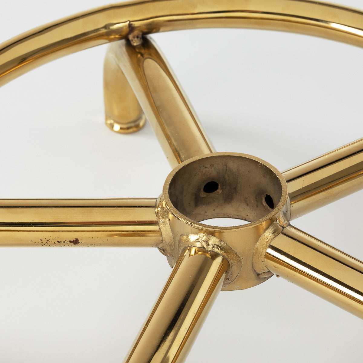 Cosmetic stool 6001-G gold black - BVShop