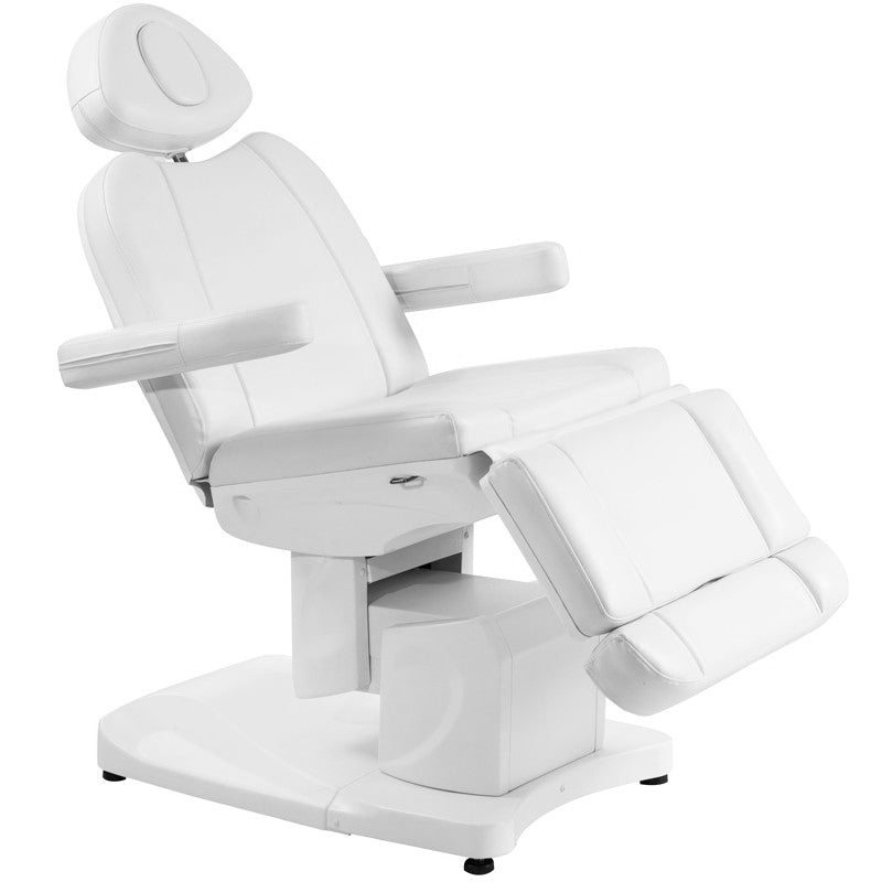 Electric cosmetic chair azzurro 708a 4 strong. white heated - BVShop