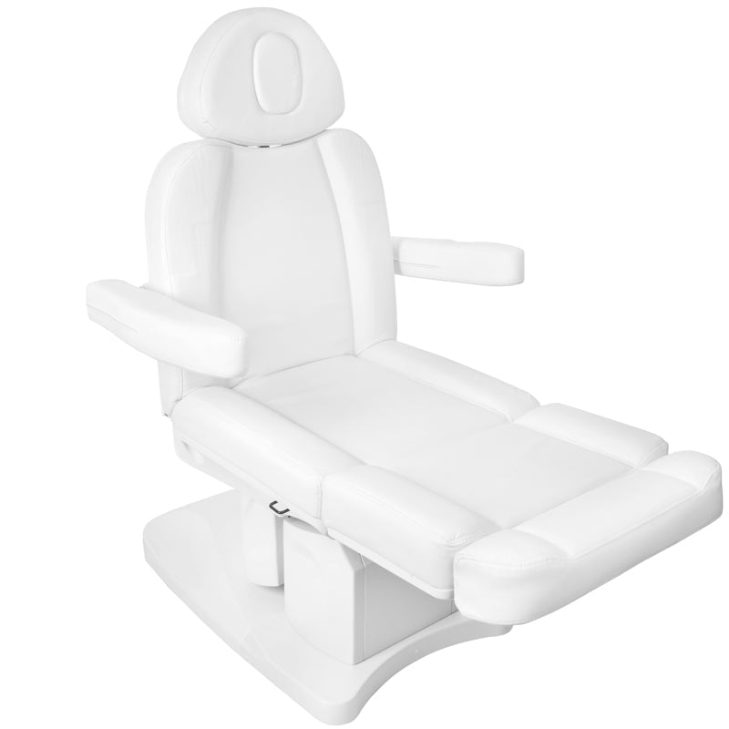 Electric cosmetic chair azzurro 708a 4 strong. white heated - BVShop