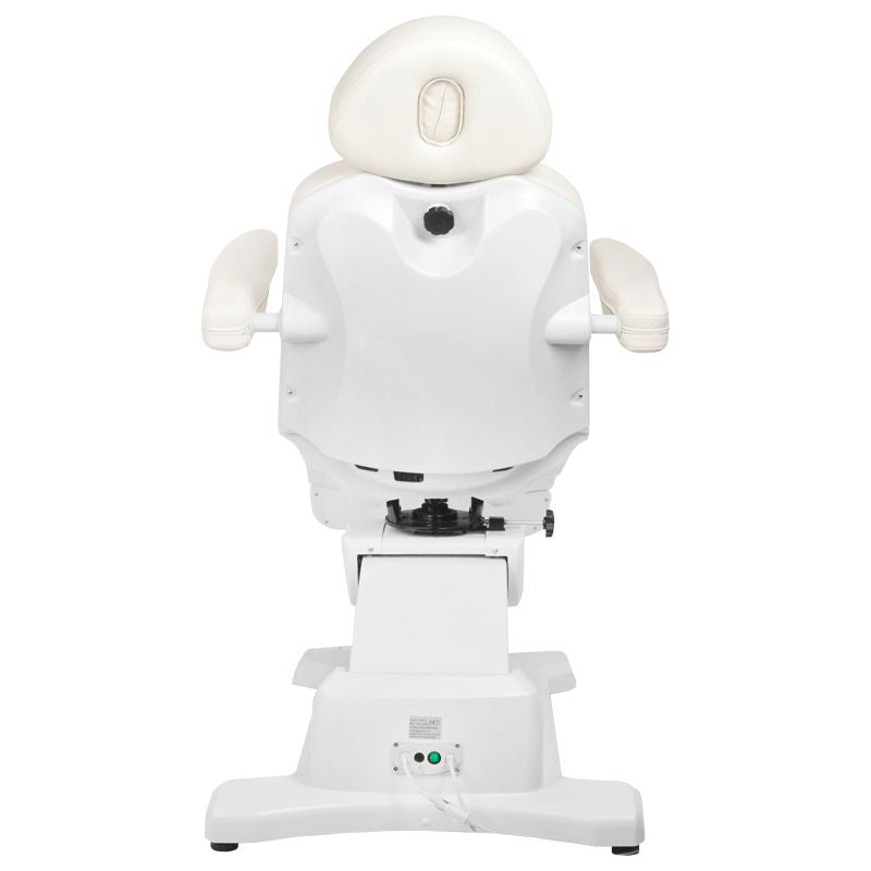 Electric cosmetic chair azzurro 869a rotary 4 engine white - BVShop