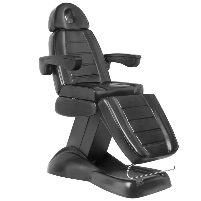 Electric cosmetic chair lux black - BVShop