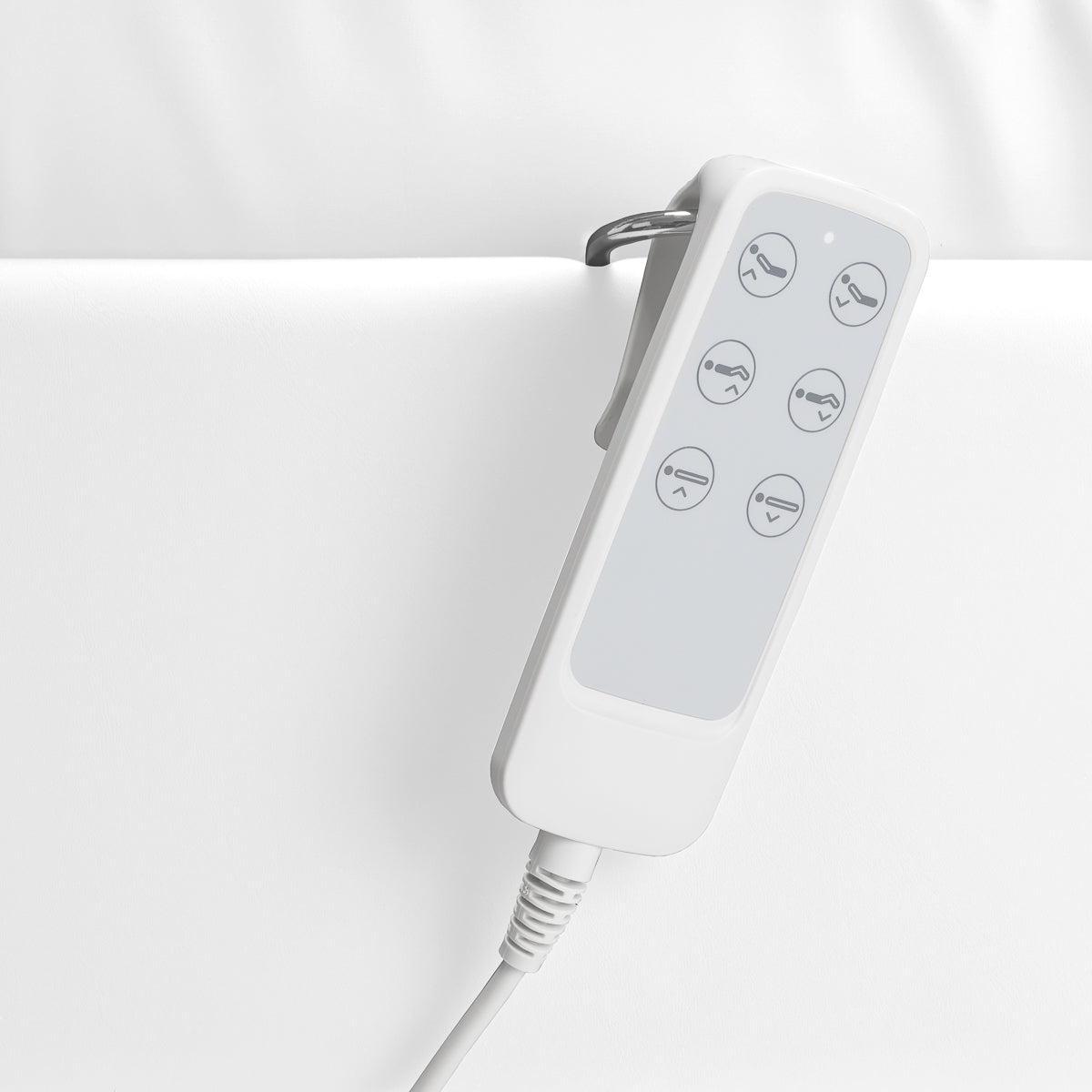 Electric cosmetic chair SILLON Lux 273b 3 motors white - BVShop