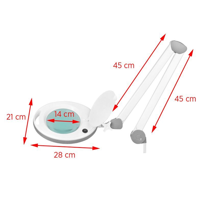Elegante 6014 60 LED magnifier lamp 5d smd for table top - BVShop