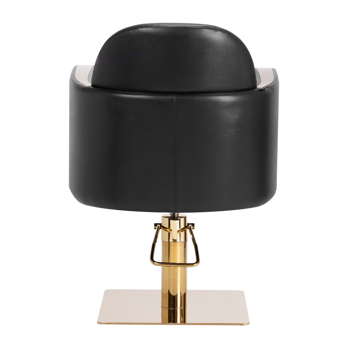 Gabbiano hairdressing chair Malaga gold black - BVShop