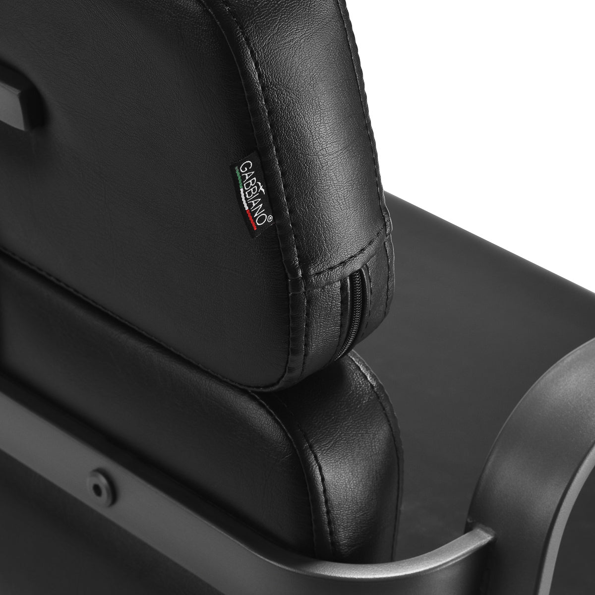 Gabbiano hairdressing chair Porto gray black - BVShop