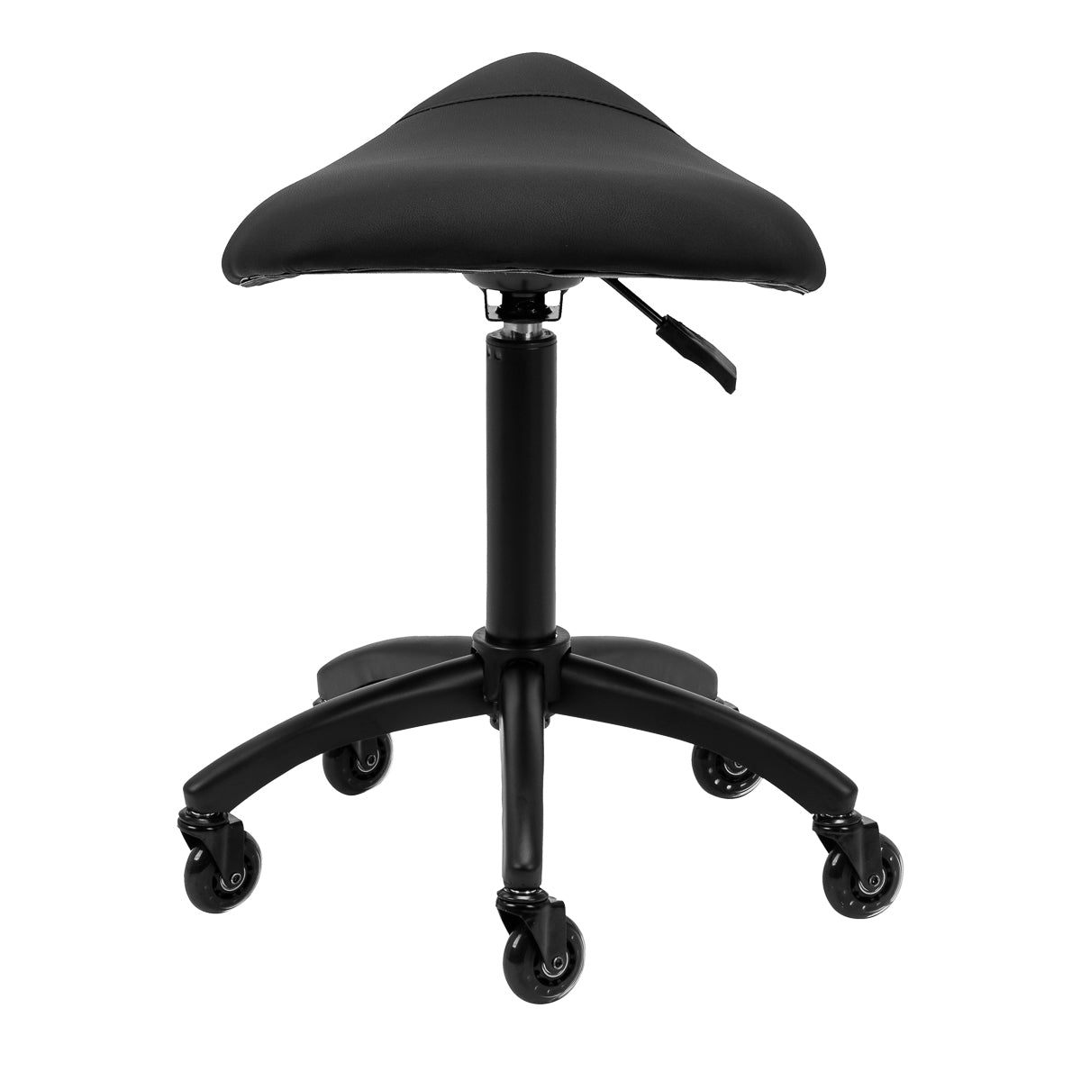 Gabbiano hairdressing stool D032 black - BVShop