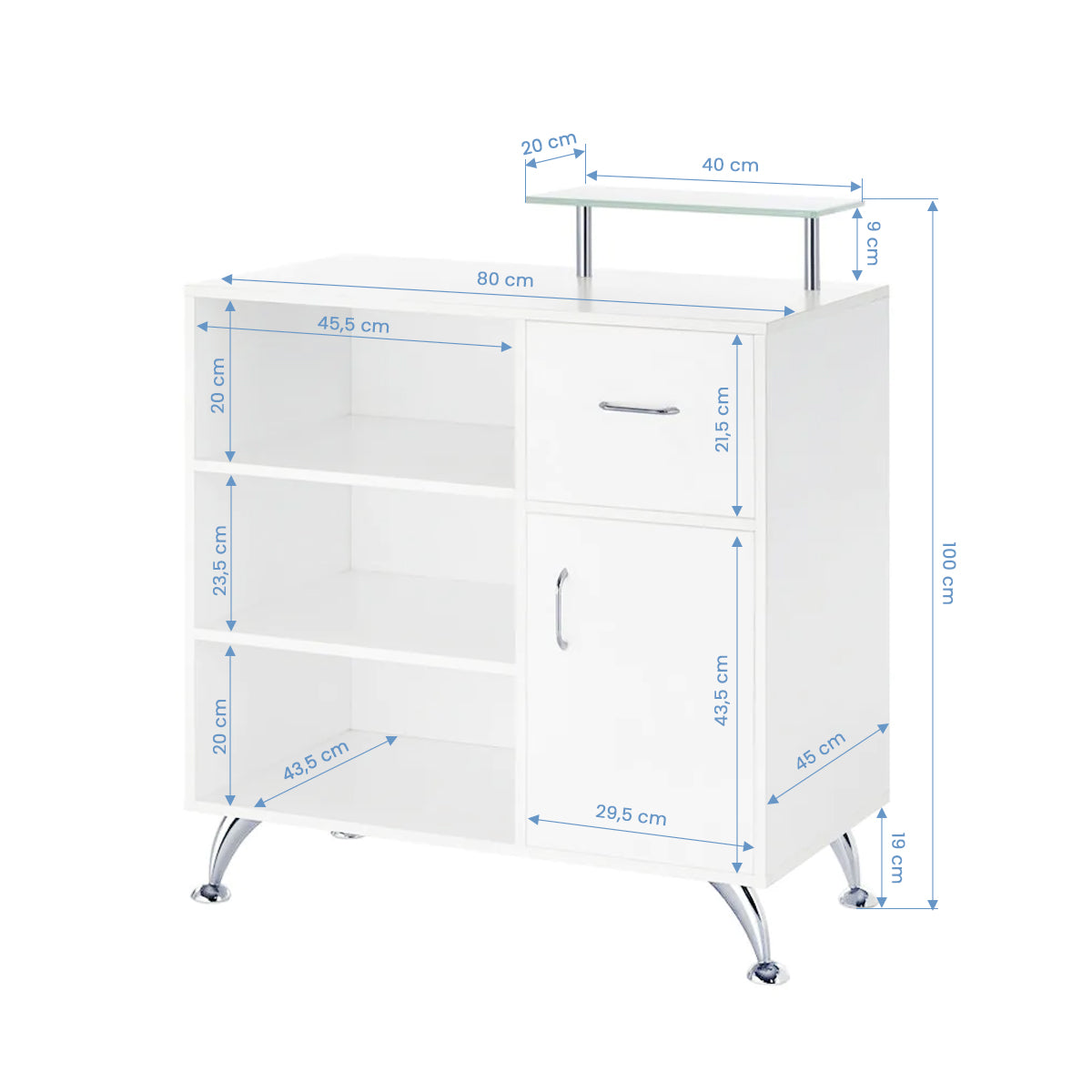 Gabbiano reception desk q-0833 - BVShop