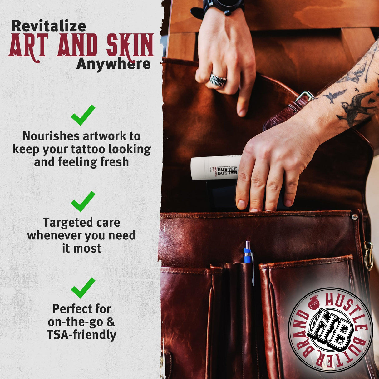 Hustle Butter Revitalizing Stick Balm 45g - BVShop
