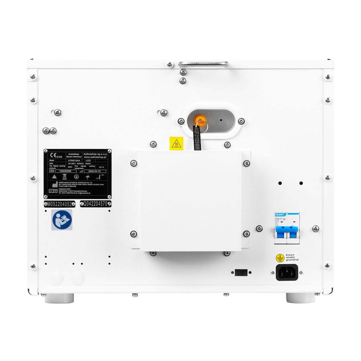 Lafomed autoclave premium line lfss08aa lcd with 8l class b medical printer - BVShop
