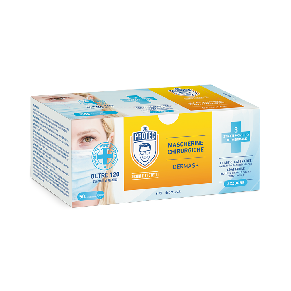 3-Layer Surgical Type Face Mask 50pcs - BVShop