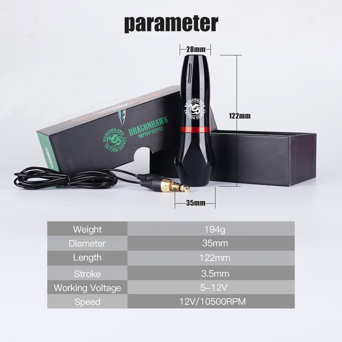 Mast Atom Rotary Tattoo Pen Gold - BVShop