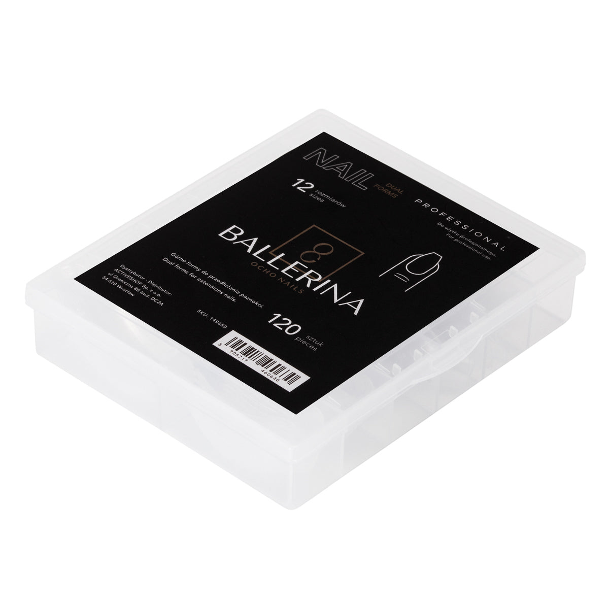 OCHO NAILS dual forms ballerina 120 pcs. - BVShop