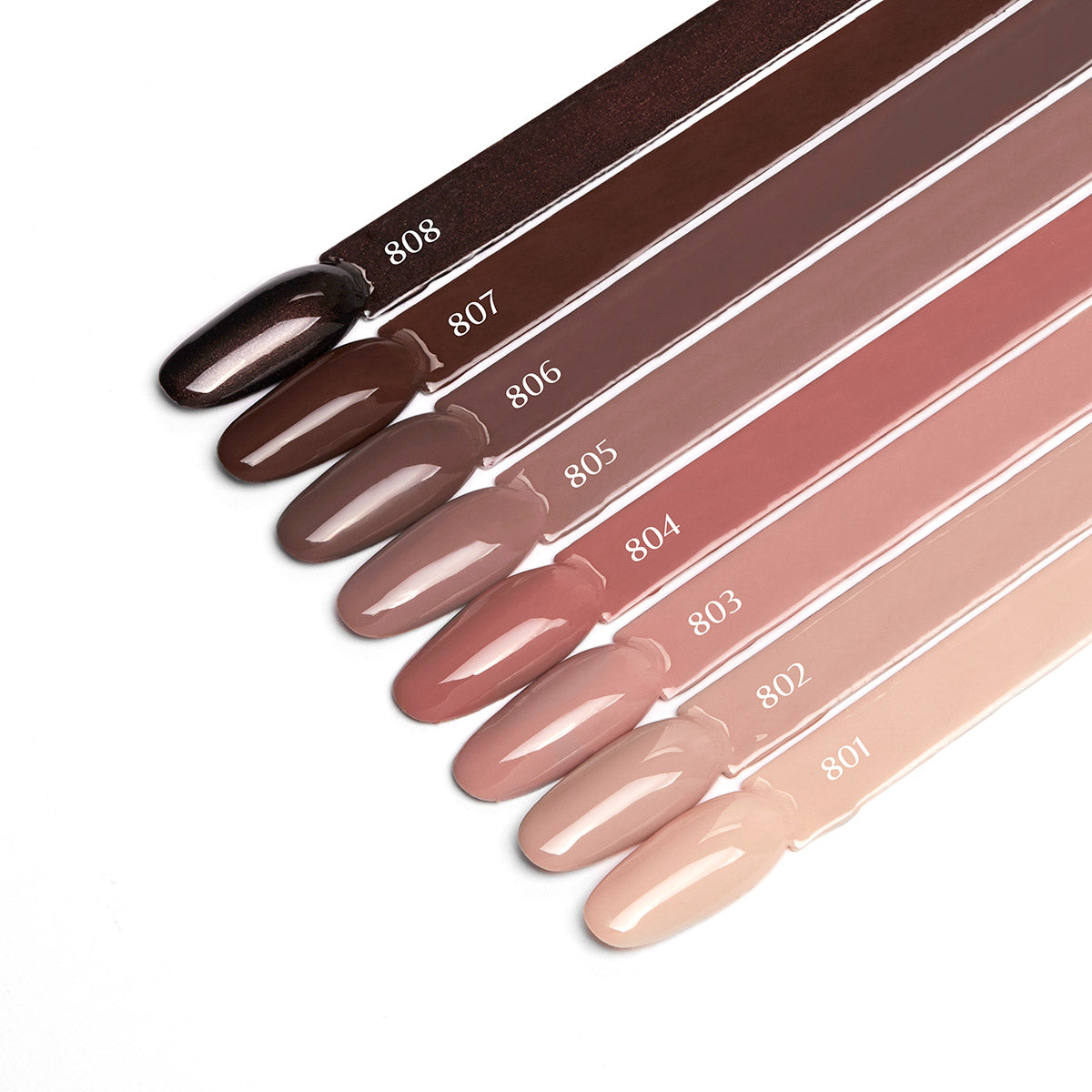 OCHO NAILS Hybrid nail polish brown 808 -5 g - BVShop