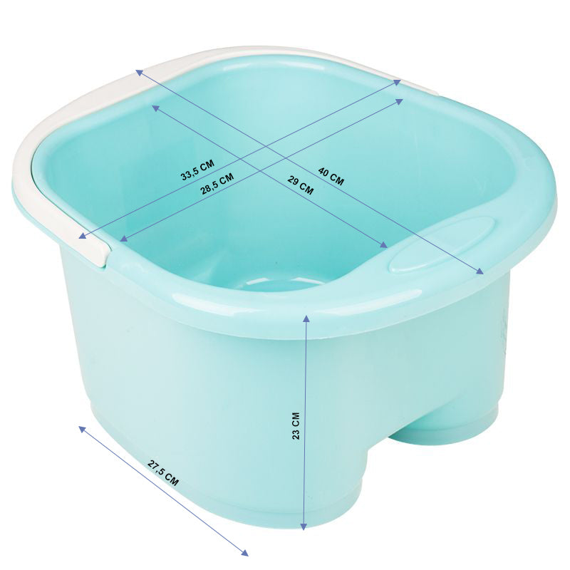 Pedicure bowl with blue lich rollers - BVShop