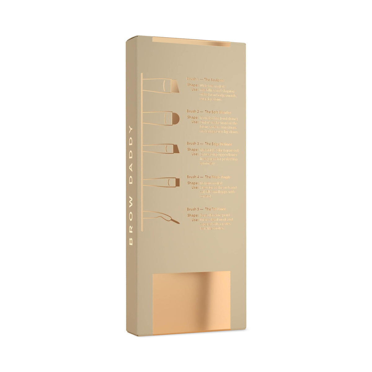 Brow Daddy Precision Brush Set for Brow Tinting