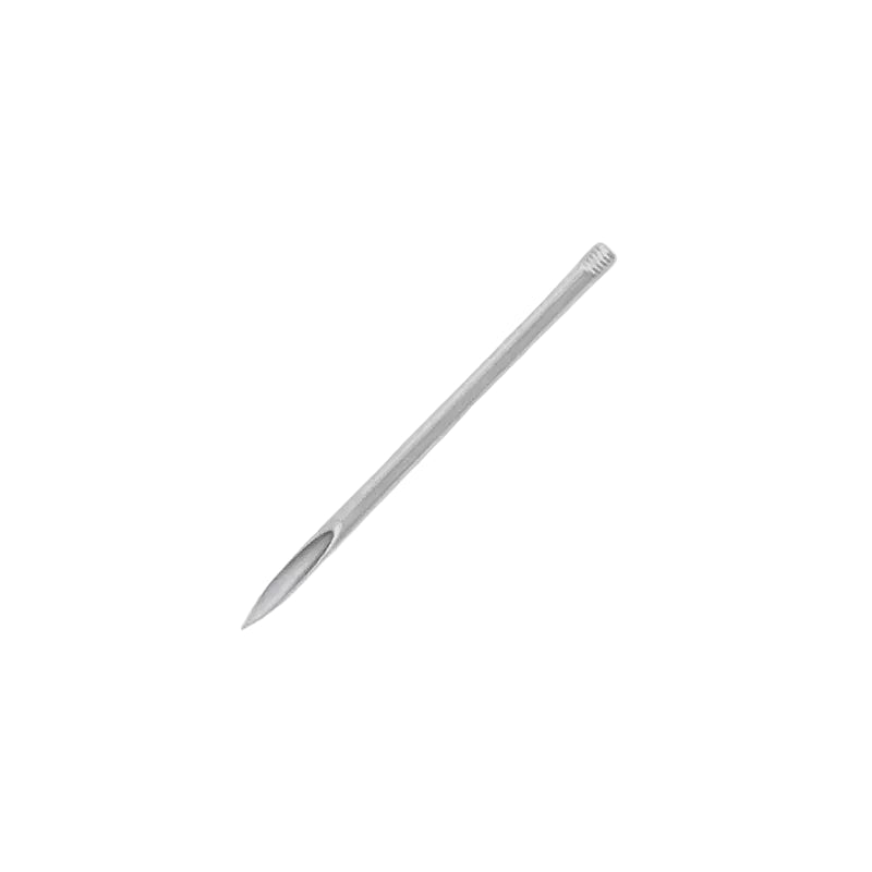 Precision Threaded Straight Piercing Needles 25mm - BVShop