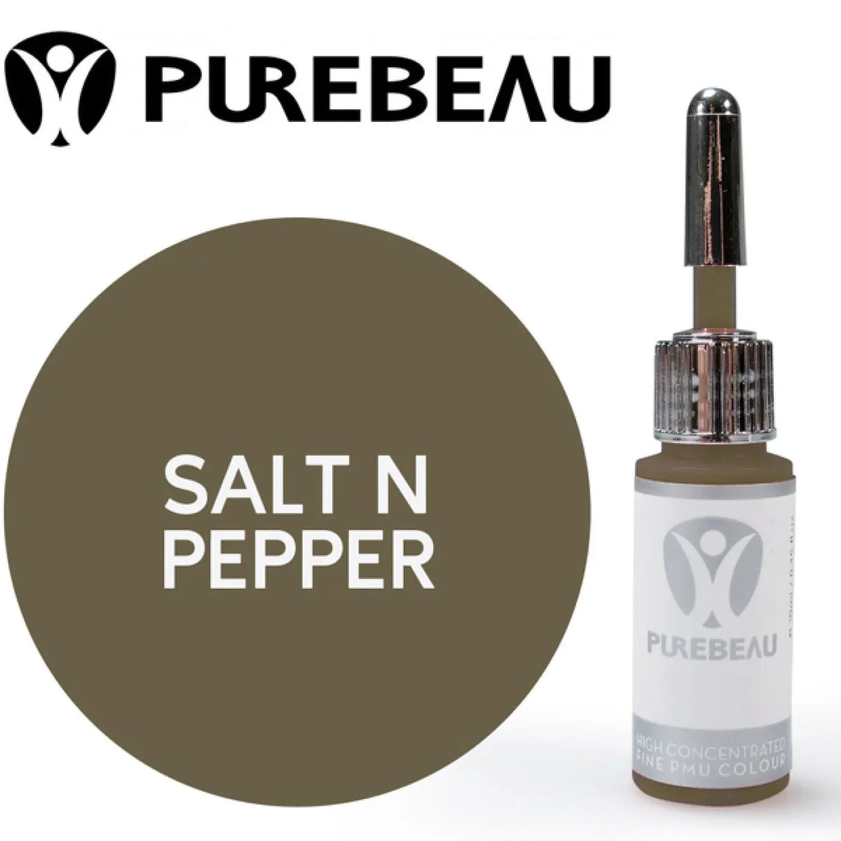 Purebeau Eyebrows Pigment Salt N Pepper 10ml - BVShop