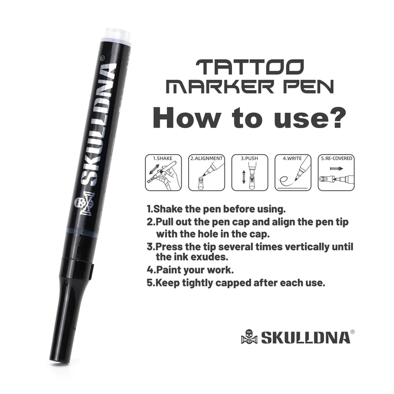 SKULLDNA Tattoo Marker Pen - BVShop