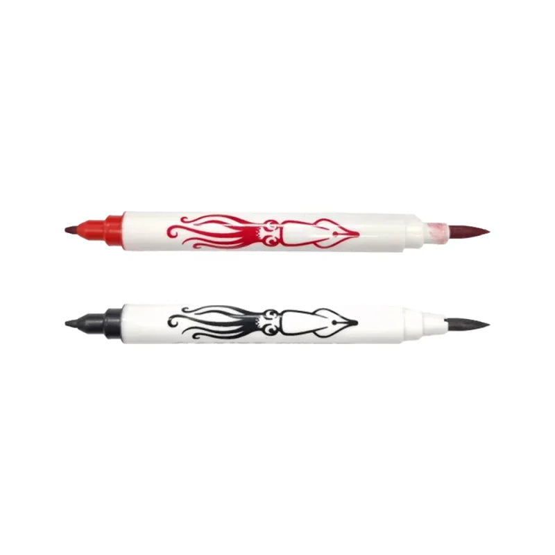 Squidster Mini Sterile Dual Ended Skin Marker Black/Red - BVShop
